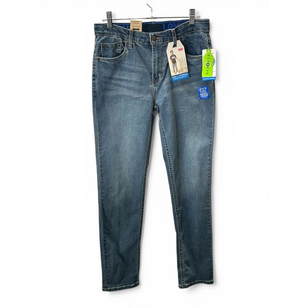 Levi’s 502 Reg Taper Stretch Flex 28x30 Sz 16 Adj Waist Boys/Men NWT MRSP $48